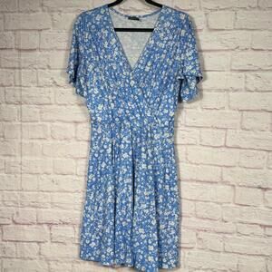 Fensace Women's Large Floral Print Summer Dress